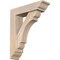 Ekena Millwork Olympic Traditional Smooth Bracket w/ Offset Brace, Douglas Fir, 5 1/2"W x 20"D x 24"H BKT0604X20X24OLY01SDF - alternate 1